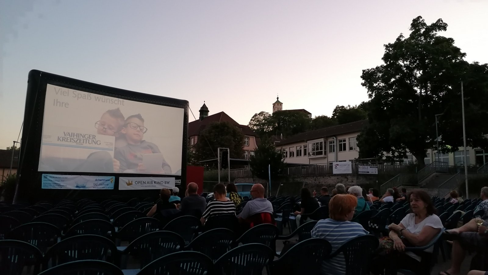Das Vaihinger Open-Air-Kino ist gestartet.  Foto: Banholzer