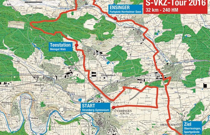 Hier die Tour der Radler am Samstag im Überblick.