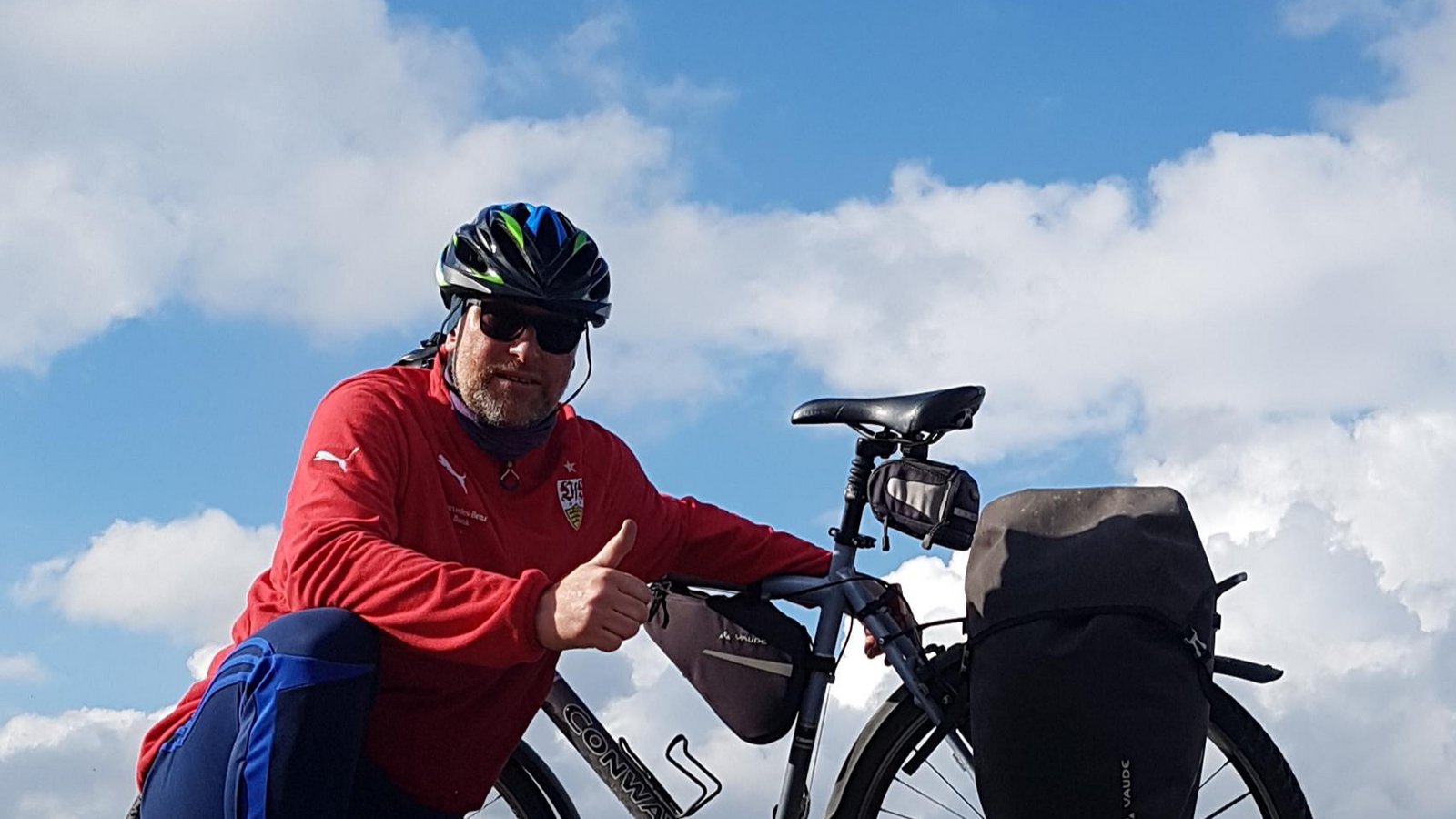 Daniel Kerbel hat sein Fahrrad vor allem für den Weg von seinem Wohnort in Öhringen zu seiner Arbeitsstelle in Weinsberg genutzt. Foto: privat