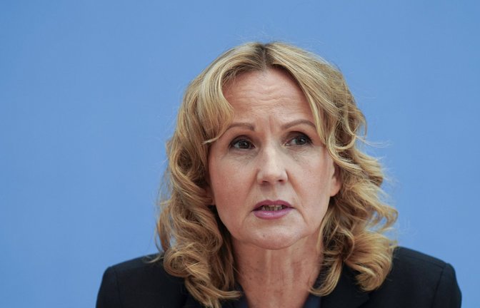 Umweltministerin Steffi Lemke zeigt sich bestürzt über das nun bekannt gewordene Geheimtreffen in Potsdam.<span class='image-autor'>Foto: IMAGO/Bernd Elmenthaler/IMAGO/Bernd Elmenthaler</span>