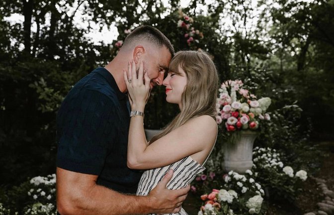 Travis Kelce und Taylor Swift haben sich verlobt.<span class='image-autor'>Foto: IMAGO / ZUMA Press / Taylor Swift</span>