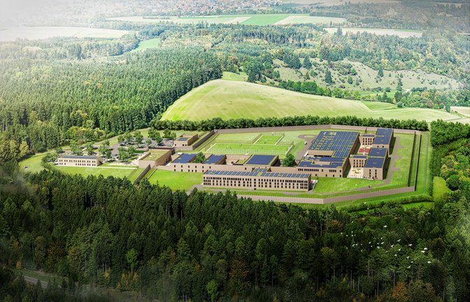 So soll das neue Gefängnis in Rottweil einmal aussehen. Fertig sein könnte es 2027.<span class='image-autor'>Foto: Landesbetrieb Vermögen und Bau Baden-Württemberg/Amt Konstanz</span>