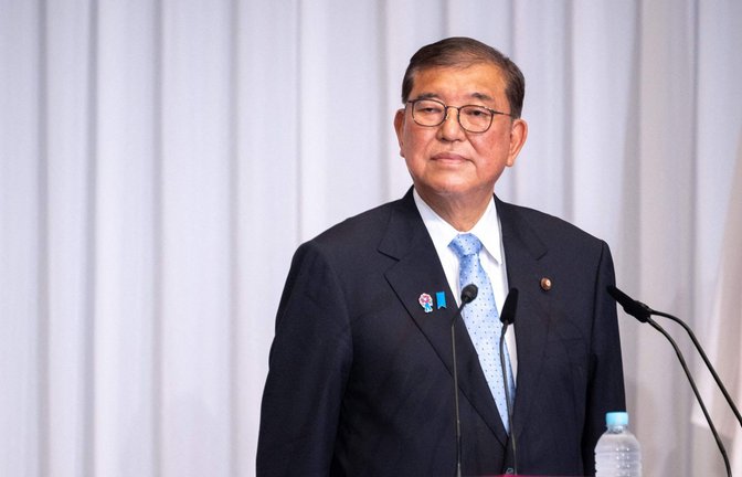 Ishibas konservative Regierungspartei LDP und ihr Koalitionspartner Komeito hatten nur 47 von 125 zur Wahl stehenden Sitzen im Oberhaus errungen. (Archivbild)<span class='image-autor'>Foto: AFP/PHILIP FONG</span>