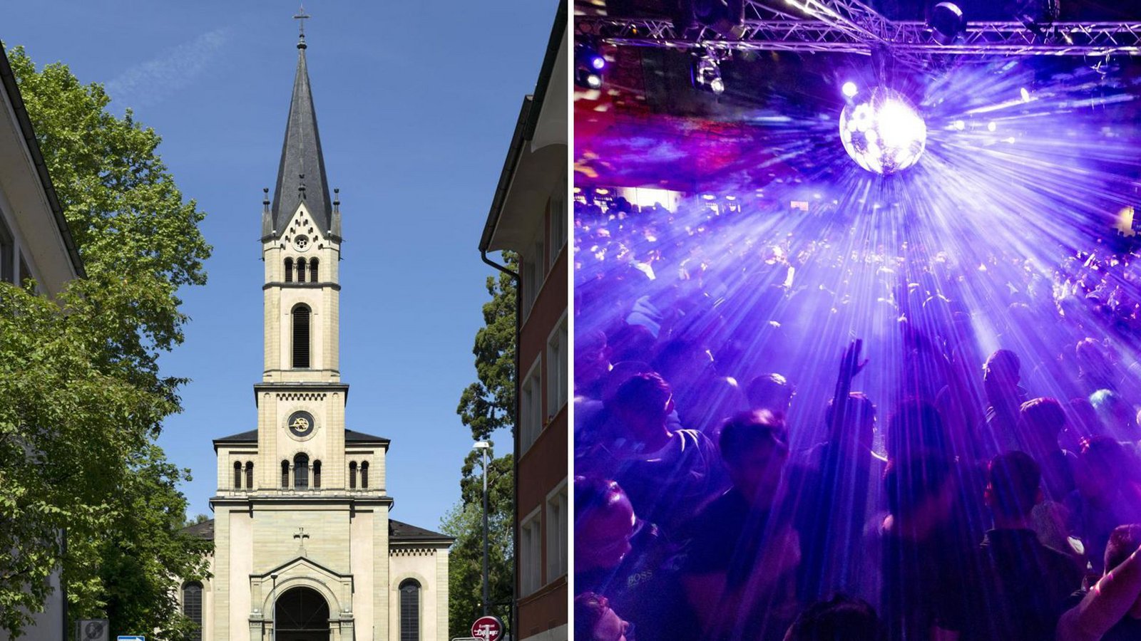 Das Tanzverbot an Karfreitag sorgt in Konstanz für Diskussionen (links im Bild: die Lutherkirche in Konstanz)Foto: www.imago-images.de/IMAGO/imageBROKER/Markus Keller Das Tanzverbot an Karfreitag sorgt in Konstanz für Diskussionen (links im Bild: die Lutherkirche in Konstanz)Foto: www.imago-images.de/IMAGO/imageBROKER/Markus Keller