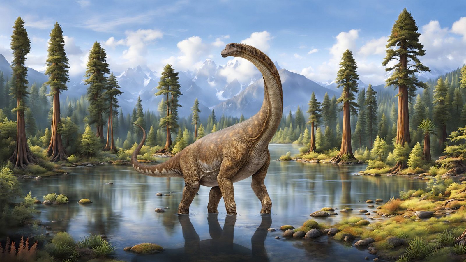 Zu den Sauropoden gehören die größten bekannten Landtiere überhaupt, mit einer Körperlänge von bis zu 40 Metern, bekannteste Vertreter sind Diplodocus oder Brachiosaurus.Foto: Imago/StockTrek Images