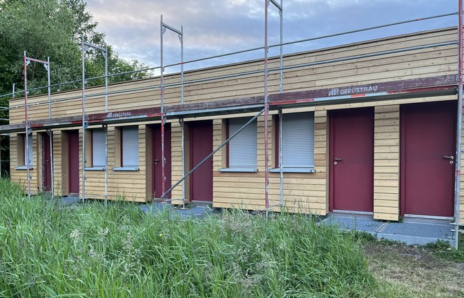 In die Unterkunft in der Häfnerhaslacher Kleeblattstraße sollen nach Abschluss der Arbeiten wieder Obdachlose einziehen. <span class='image-autor'>Foto: Glemser</span>