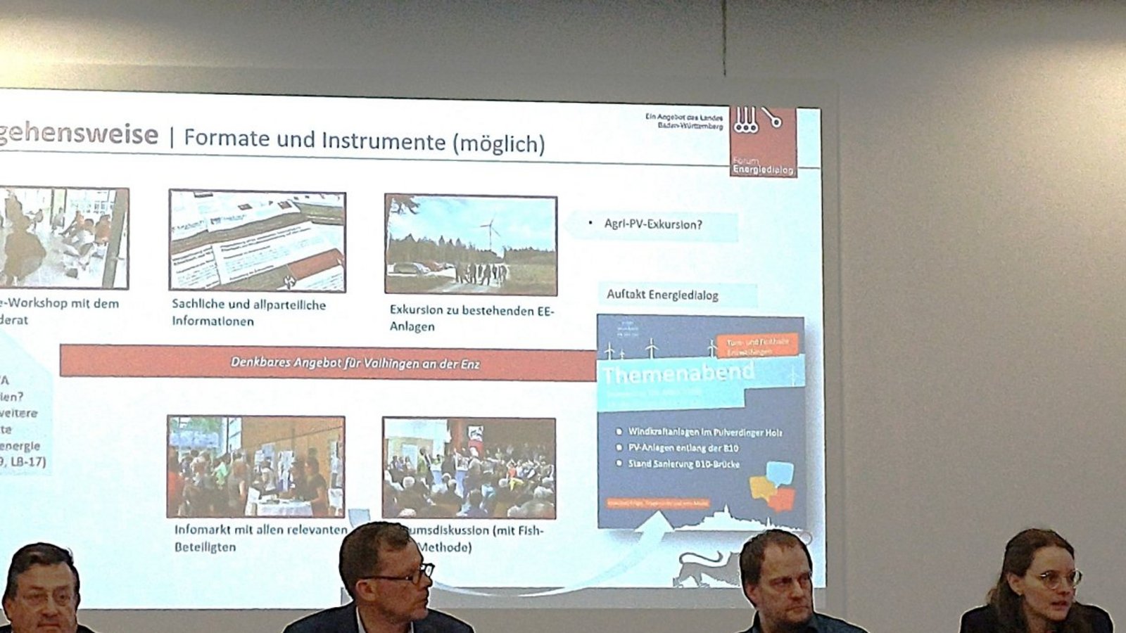 Sarah Albiez (rechts) stellt das Forum Energiedialog Baden-Württemberg vor. Foto: Rücker Sarah Albiez (rechts) stellt das Forum Energiedialog Baden-Württemberg vor. Foto: Rücker