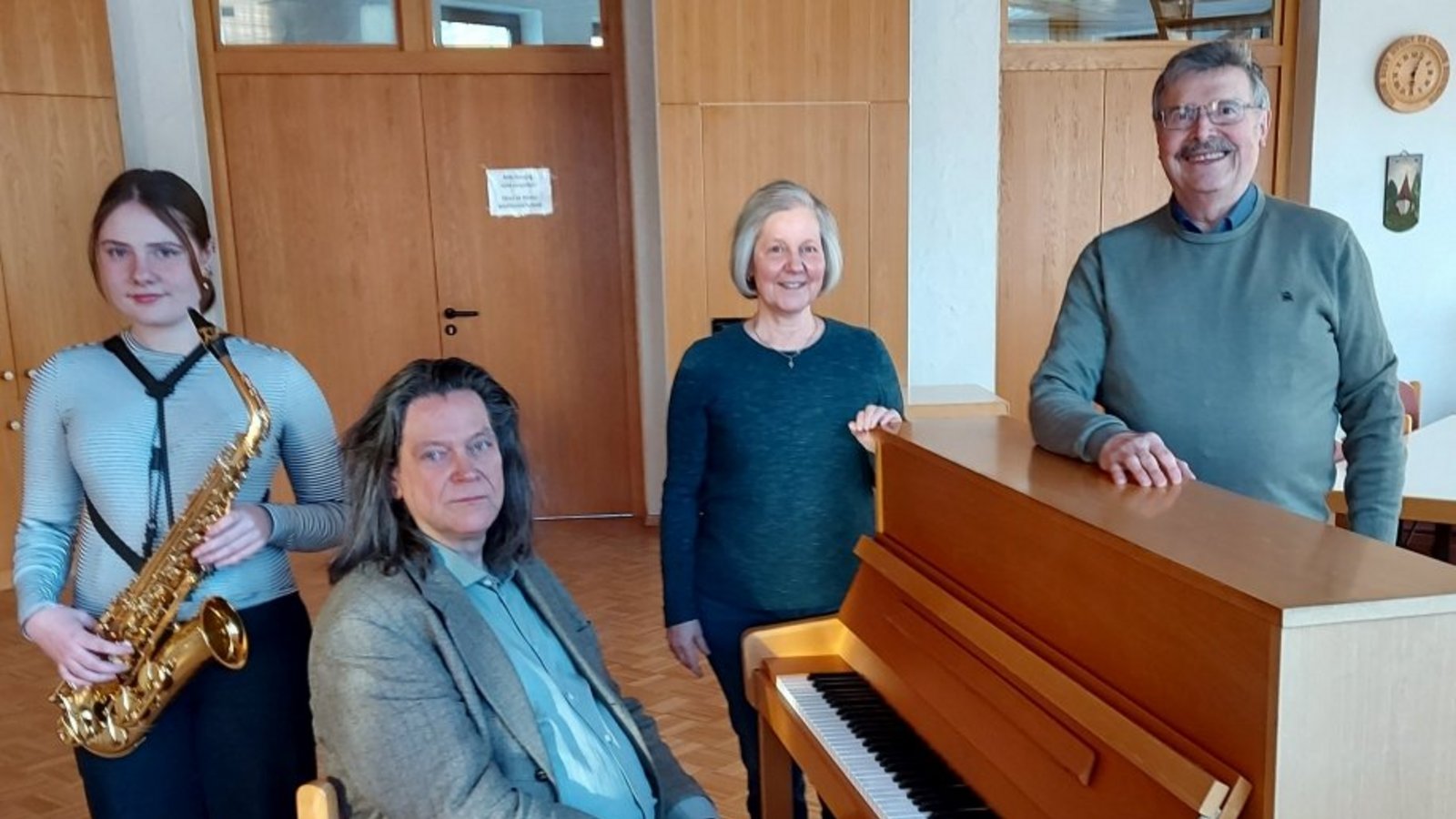 Sie gestalten das Konzert (von links): Ida Fritsch, Thomas Habermaier, Susanne Schaaf und Karlheinz Häfner. Foto: p Sie gestalten das Konzert (von links): Ida Fritsch, Thomas Habermaier, Susanne Schaaf und Karlheinz Häfner. Foto: p