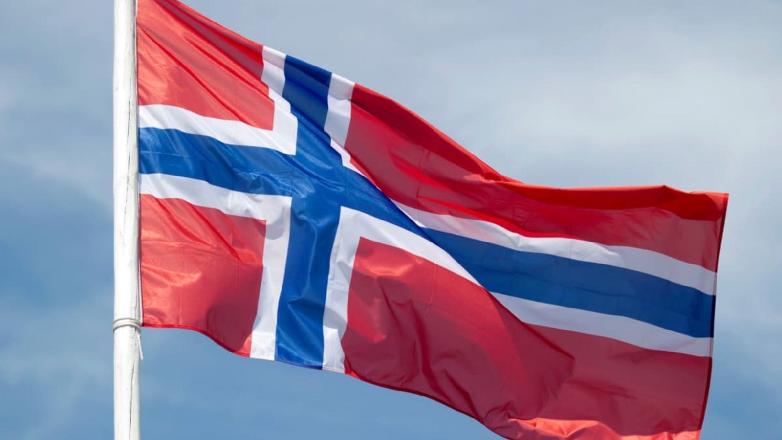 Die Nationalflagge von Norwegen (Symbolbild).Patrick Pleul/dpa-Zentralbild/dpa Die Nationalflagge von Norwegen (Symbolbild).Patrick Pleul/dpa-Zentralbild/dpa