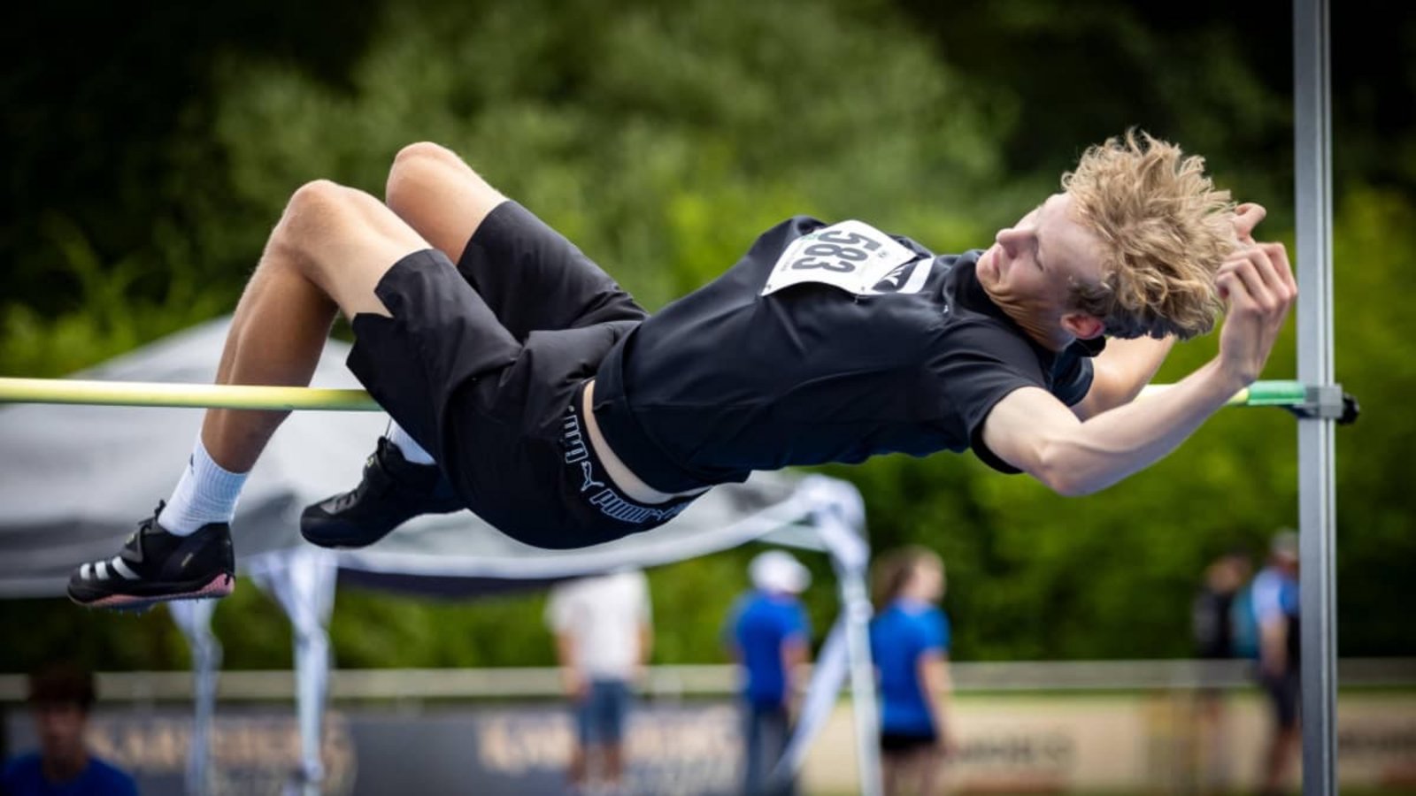 LG-Filder-Athlet Sören Butter gewinnt mit 1,92 Metern Hochsprung-Gold in der männlichen U20.IMAGO/BEAUTIFUL SPORTS/R. Schmitt LG-Filder-Athlet Sören Butter gewinnt mit 1,92 Metern Hochsprung-Gold in der männlichen U20.IMAGO/BEAUTIFUL SPORTS/R. Schmitt