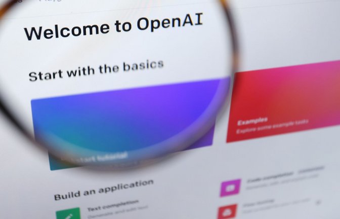 Mit einem eigenen Browser will OpenAI ChatGPT stärker bei der Nutzung von Websites etablieren. (Archivbild)<span class='image-autor'>Foto: Karl-Josef Hildenbrand/dpa</span>