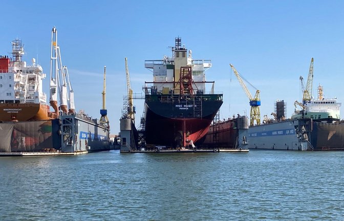 Der Hafen von Klaipeda ist Litauens Tor zur Welt.<span class='image-autor'>Foto: Werner Ludwig</span>