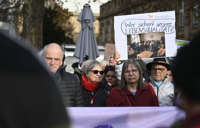 Protest in Sichtweite des Landtages<span class='image-autor'>Foto: Katharina Kausche/dpa</span>