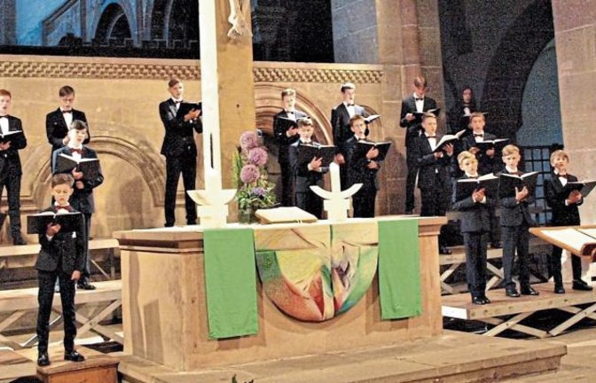 Die Aurelius Sängerknaben treten in der Klosterkirche auf. Foto: Filitz