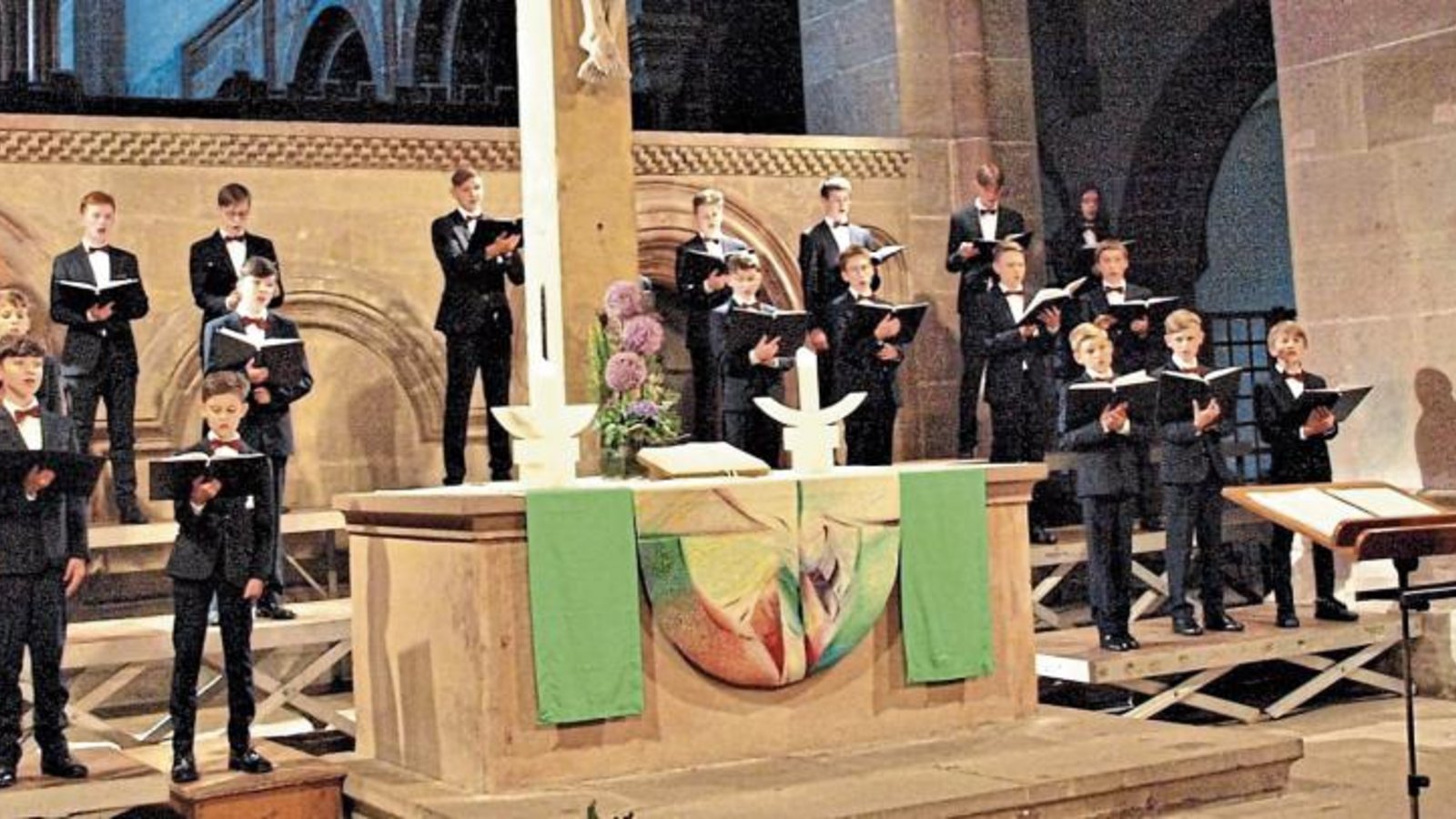 Die Aurelius Sängerknaben treten in der Klosterkirche auf. Foto: Filitz Die Aurelius Sängerknaben treten in der Klosterkirche auf. Foto: Filitz