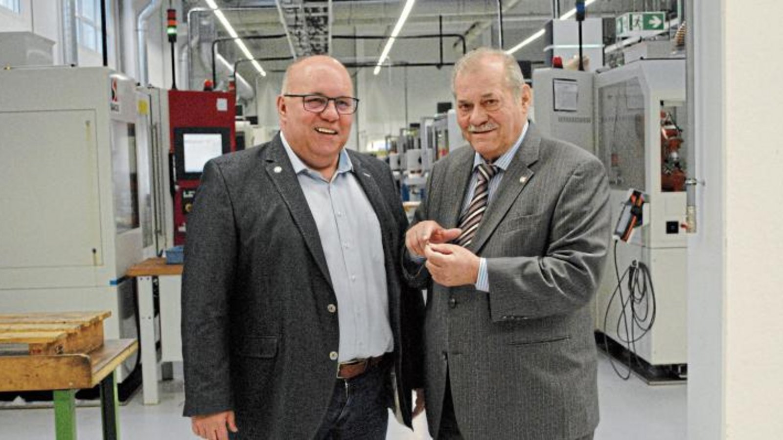 Firmengründer Gustav Werthwein und Sohn Uli. Firmengründer Gustav Werthwein und Sohn Uli.