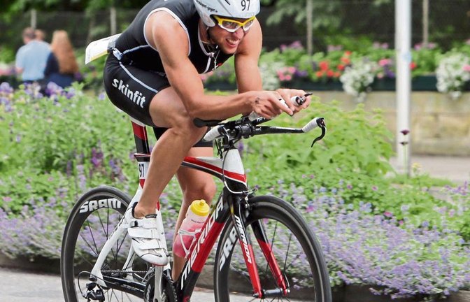 Nur laufen ist ihm zu langweilig geworden – der Auricher Martin Diebold hat den Triathlon für sich entdeckt.  Fotos: Baumann