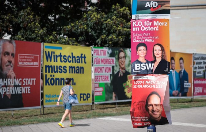 Heißer Wahlkampf: In Sachsen-Anhalt wird bald ein neuer Landtag gewählt.<span class='image-autor'>RONNY HARTMANN/afp</span>