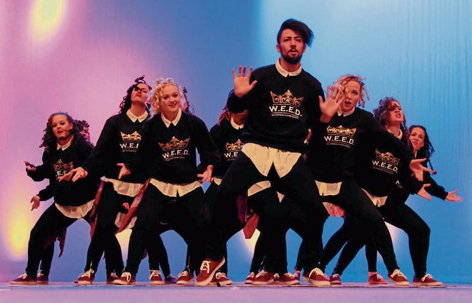 Die Vaihinger Hip-Hop-Tanzgruppe W.E.E.D. ist als Süddeutscher Meister zur DM gefahren und als Deutscher Vizemeister aus Mannheim zurückgekommen. Fotos: privat