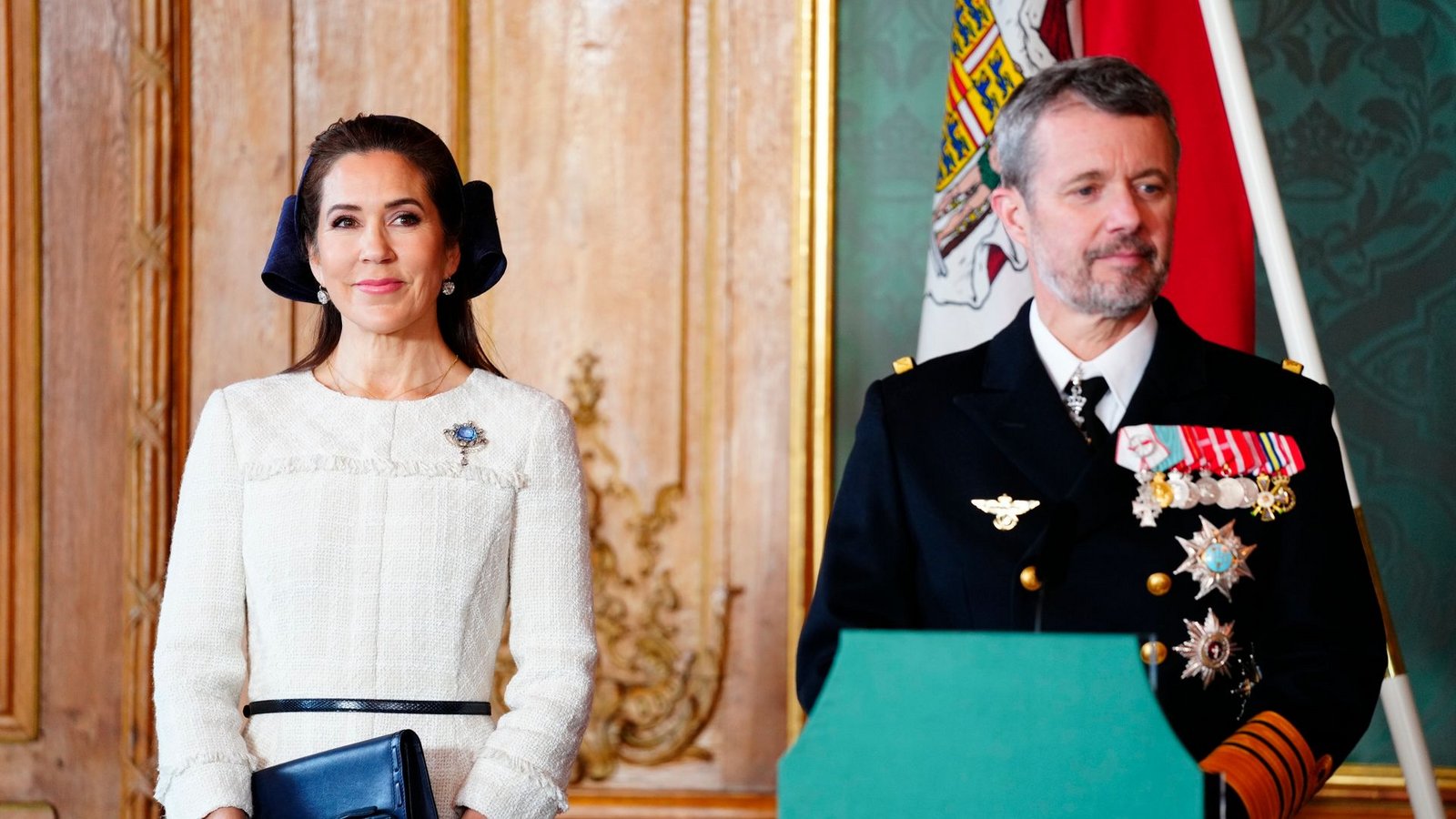 Dänemarks König Frederik X. und Königin Mary beim Besuch in Schweden.Foto: Ida Marie Odgaard/Ritzau Scanpix Foto/AP/dpa