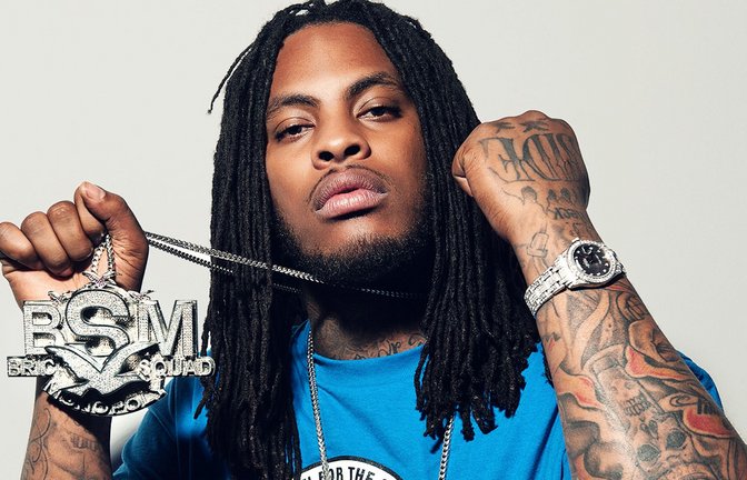 Kapitalismus pur: der amerikanische Rapper Waka Flocka Flame posierte 2011 mit seinem „Bling-Bling“.<span class='image-autor'>Foto: &nbsp;</span>