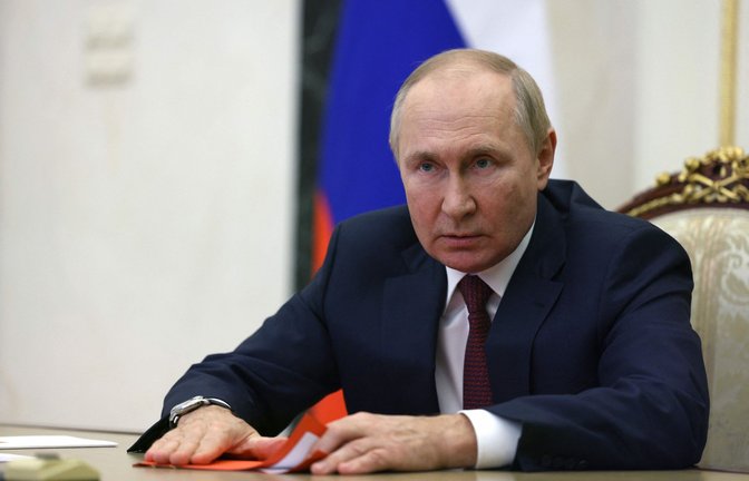 Wladimir Putin sprach am Donnerstag  von einer „beispiellosen Sabotage“ gegen die Gasleitungen.<span class='image-autor'>Foto: AFP/GAVRIIL GRIGOROV</span>