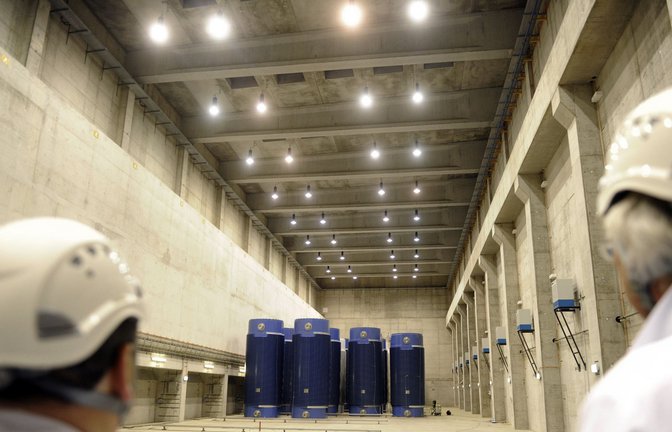 Das mit 34 Zwischenlager für Atommüll am Kernkraftwerk Philippsburg (Archivbild).<span class='image-autor'>Foto: picture alliance / dpa/Uli Deck</span>