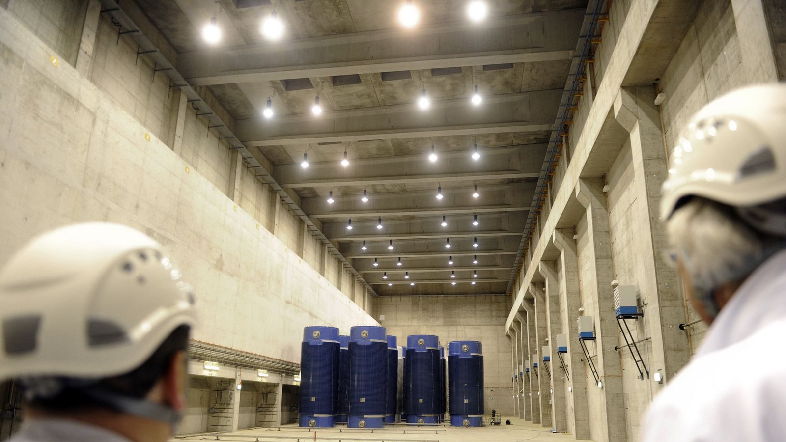 Das mit 34 Zwischenlager für Atommüll am Kernkraftwerk Philippsburg (Archivbild).Foto: picture alliance / dpa/Uli Deck
