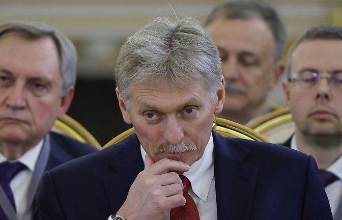 Kreml-Sprecher Dmitri Peskow verurteilt die Vereinbarung zur Stationierung von US-Langstreckenraketen in Deutschland als Schritt „in Richtung Kalter Krieg“.<span class='image-autor'>Foto: dpa/Evgenia Novozhenina</span>