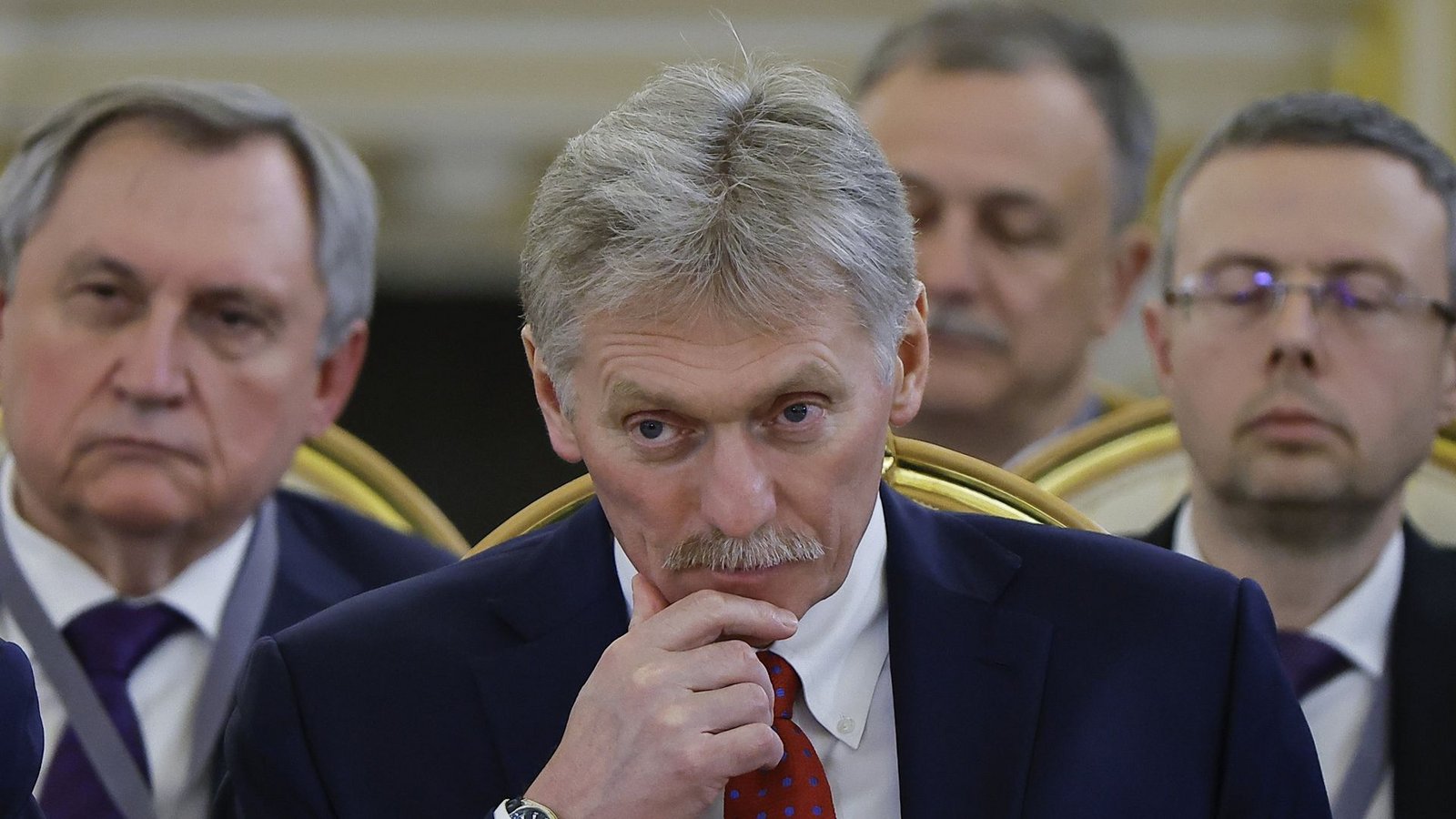 Kreml-Sprecher Dmitri Peskow verurteilt die Vereinbarung zur Stationierung von US-Langstreckenraketen in Deutschland als Schritt „in Richtung Kalter Krieg“.Foto: dpa/Evgenia Novozhenina