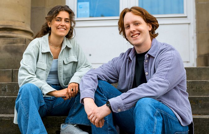 Die Grünen-Landessprecher Tamara Stoll und Tim Bühler treten Ende Oktober ab.<span class='image-autor'>Foto: Grüne Jugend/Jakob Sauter</span>