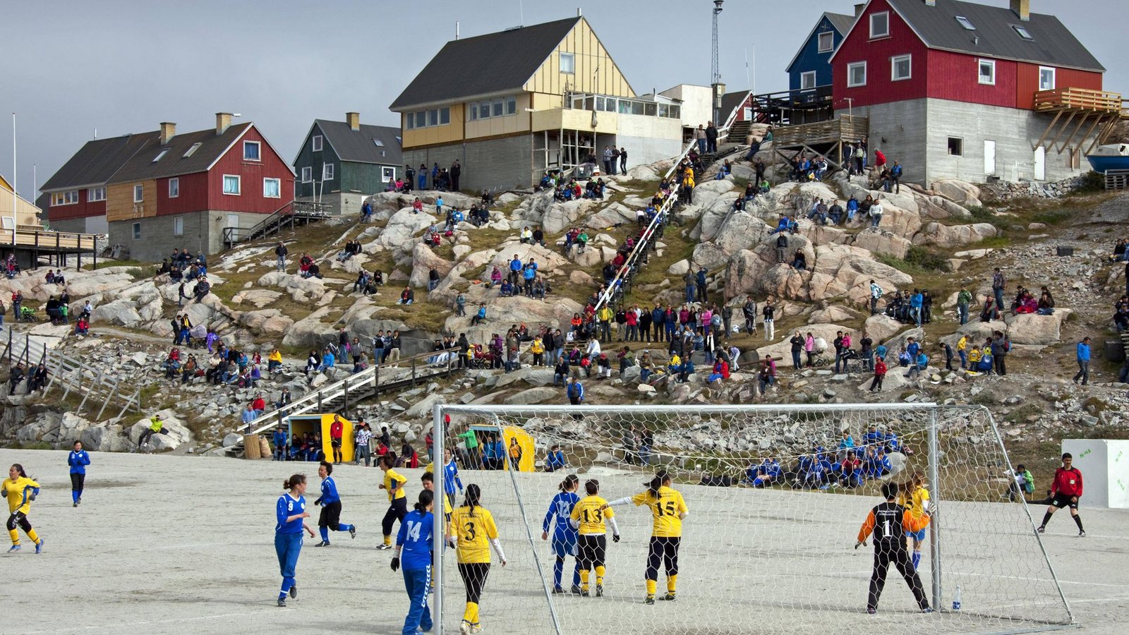 Frauenfußball in Grönland.Foto: IMAGO/imagebroker