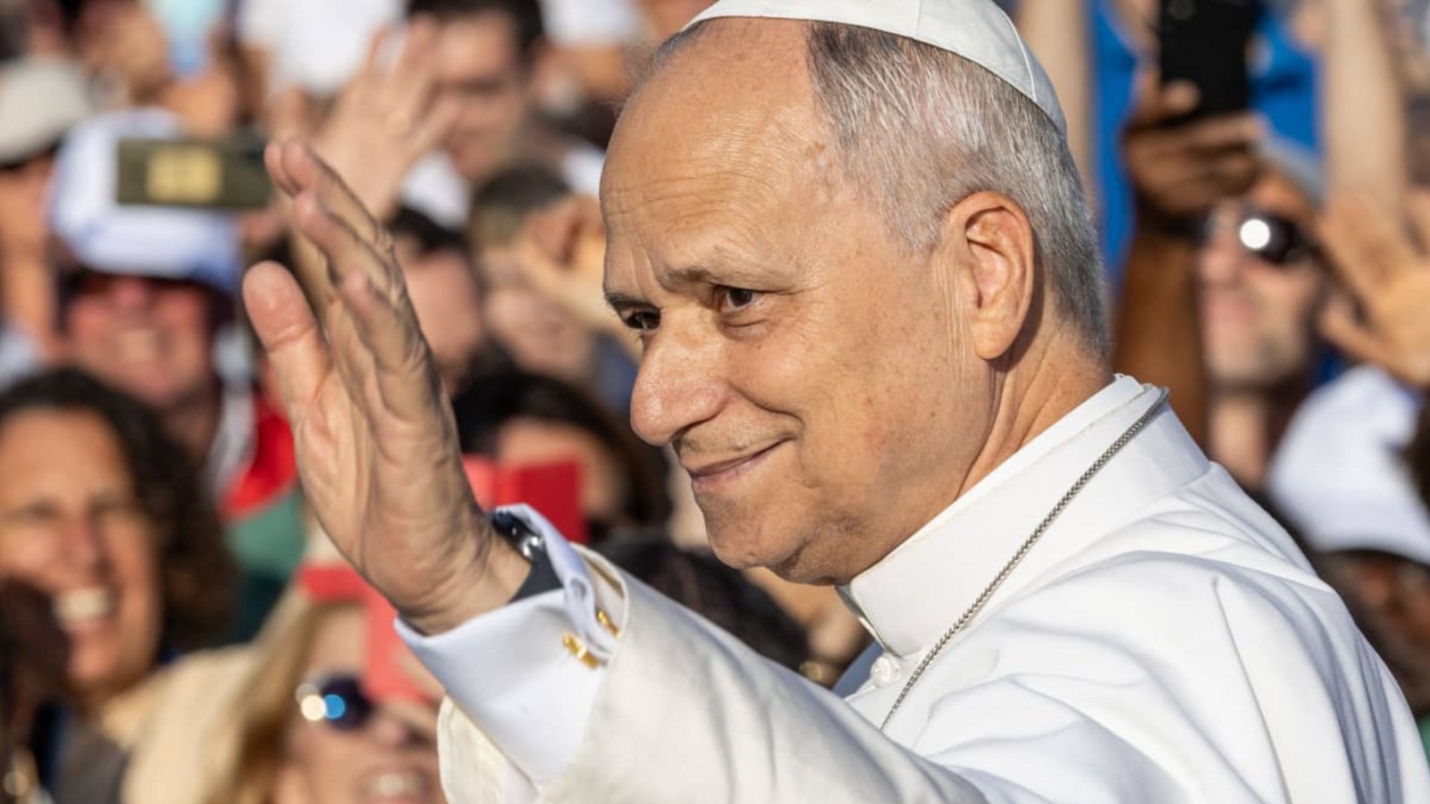 Papst Leo stößt in Frankreich auf große Aufmerksamkeit.IMAGO/Le Gonidec Margot/ABACA