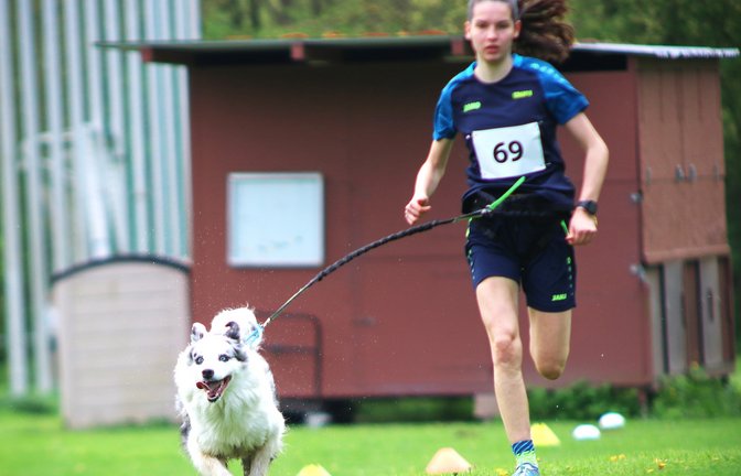 Mit Tagesbestzeit im abschließenden 1000-Meter-Lauf erreicht Chiara Heidinger mit ihrer Coco den zweiten Platz im Fünfkampf. <span class='image-autor'>Foto: privat</span>