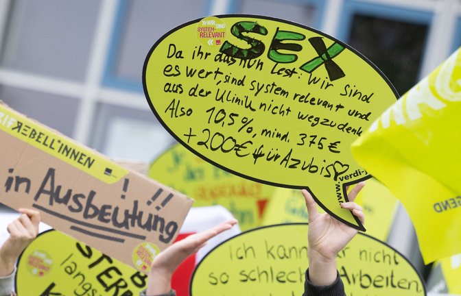 Der Protest der Uniklinik-Beschäftigten hat sich offenbar gelohnt.<span class='image-autor'>Foto: dpa/Marijan Murat</span>