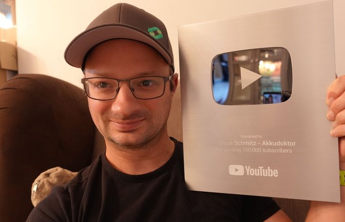 Andreas Schmitz ist der Akkudoktor. Seine Freunde und Bekannte können ihn sich schwer ohne seine Youtube-Videos vorstellen.<span class='image-autor'>Foto: privat</span>