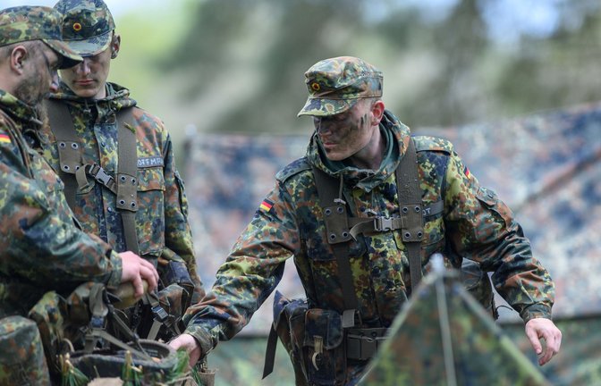 Deutschland braucht mehr Soladten – zumindest sieht das die Ampel-Regierung so.<span class='image-autor'>Foto: dpa/Klaus-Dietmar Gabbert</span>