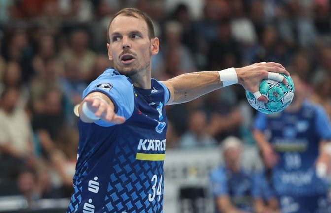 Nervenstärke vom Siebenmeterstrich: Kai Häfner hat in dieser Saison 16 von 20 Strafwürfen für den TVB Stuttgart verwandelt.<span class='image-autor'>Baumann/Hansi Britsch</span>