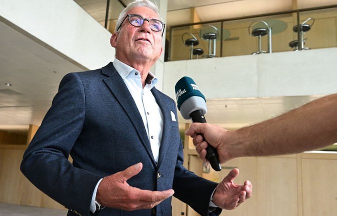 Chef des Landtagspersonals und der Fraktionsberater: Landtagspräsident Thomas Strobl, CDU<span class='image-autor'>Bernd Weißbrod/dpa</span>