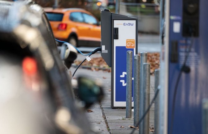 Vorreiter bei Ladesäulen für Elektroautos: der Energiekonzerns EnBW<span class='image-autor'>Marijan Murat/dpa</span>