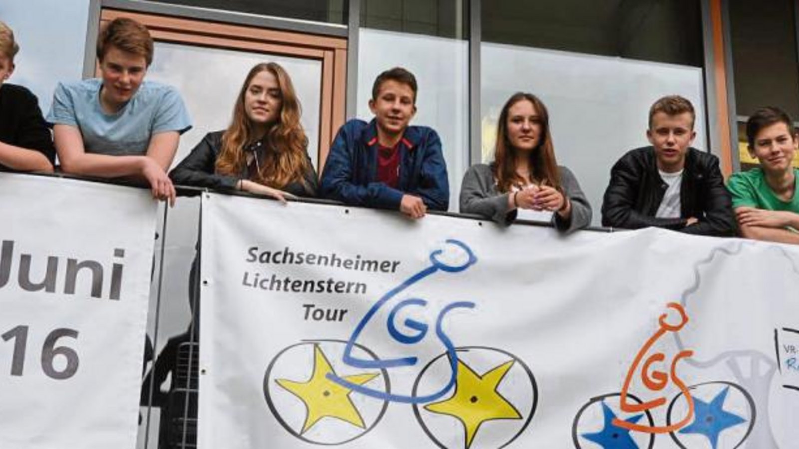 Die Schülergenossenschaft Event Star organisiert die Lichtenstern-Tour.  Foto: p