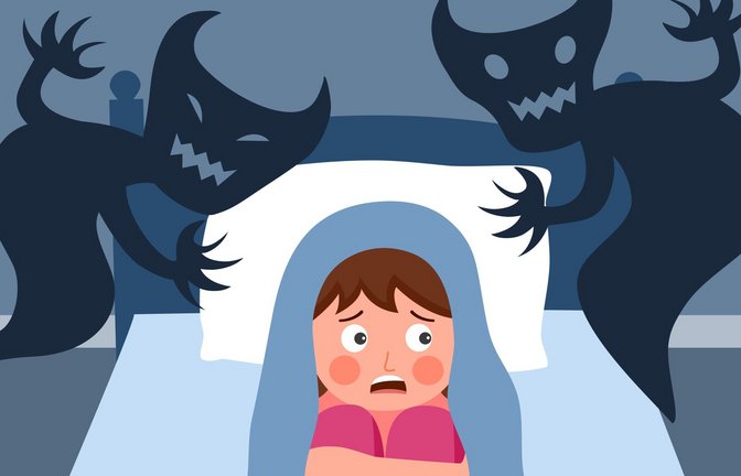 Wenn der Nachtschreck kommt. Plötzlich wach, aber irgendwie auch überhaupt nicht.<span class='image-autor'>Foto: Adobe Stock/Orapun</span>