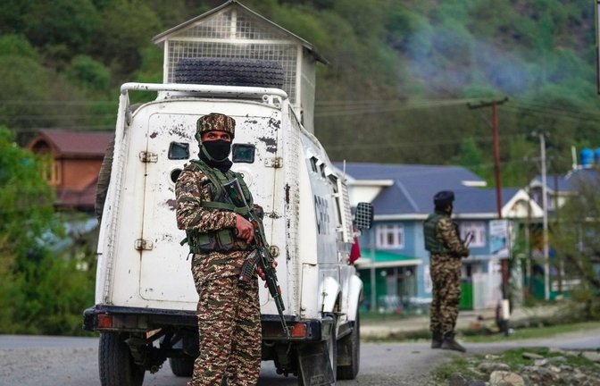 Die indische Militärpräsenz in der Himalaya-Region Kaschmir ist hoch.<span class='image-autor'>Foto: Dar Yasin/AP/dpa</span>