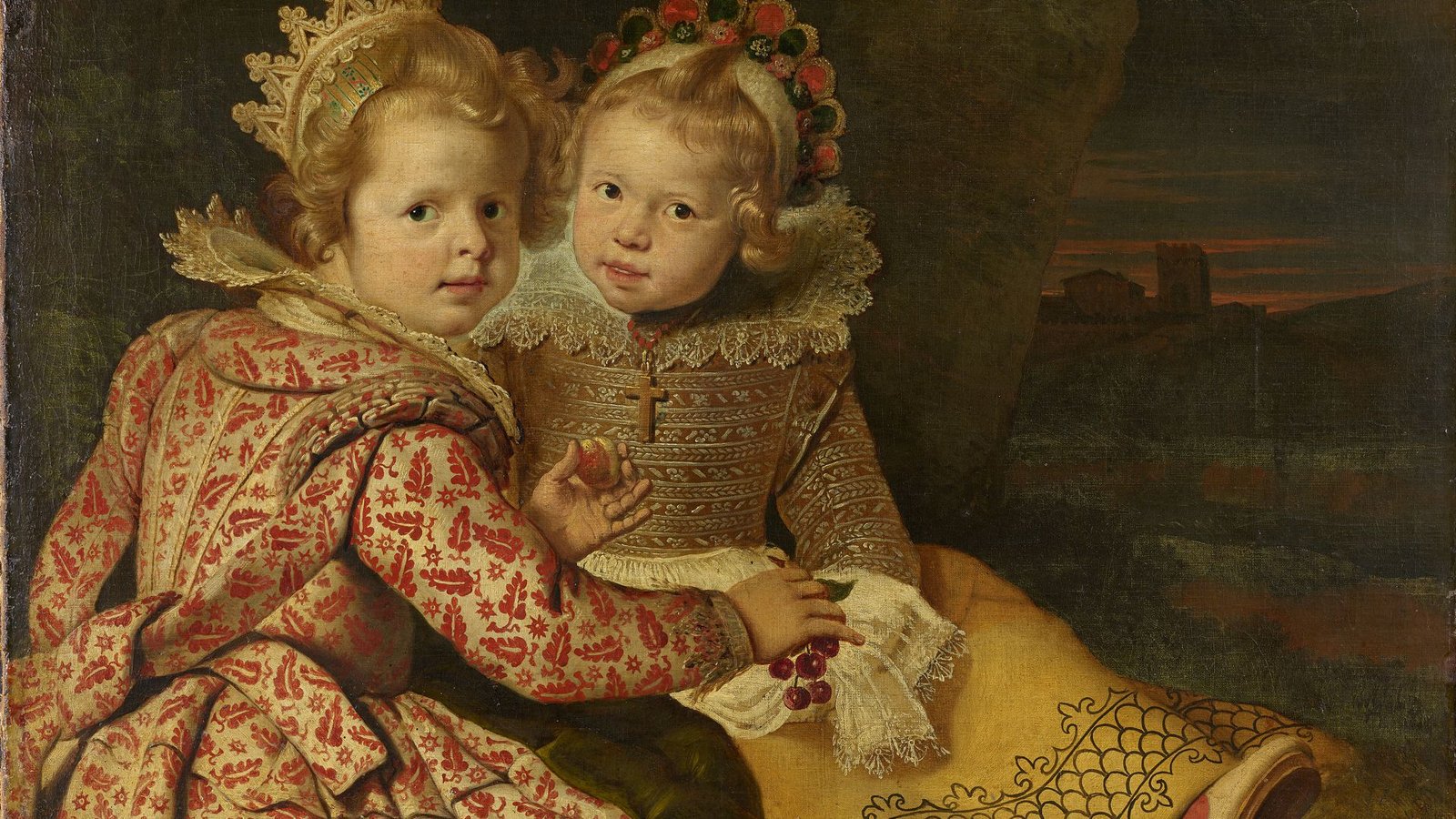 Teilen lernen: Cornelis de Vos hat 1921/1622 seine Kinder Magdalena und Jan Baptist de Vos gemalt.Foto: Staatliche Museen zu Berlin, Gemäldegalerie, Christoph Schmidt/Christoph Schmidt