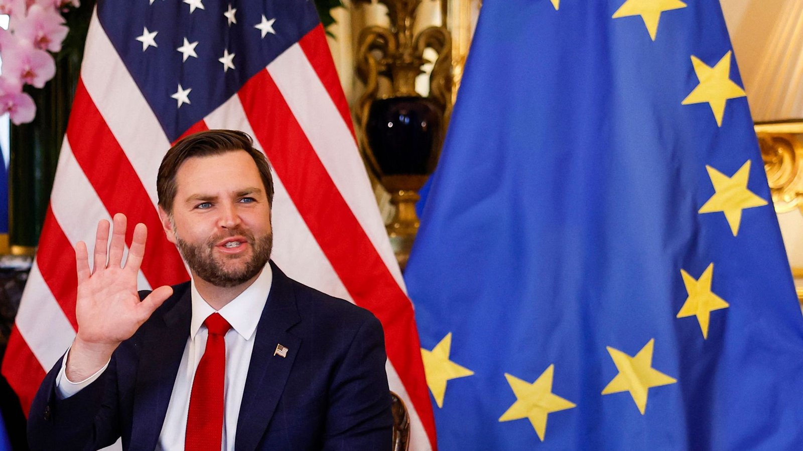 Der amerikanische Vizepräsident J.D. Vance hat Europa aufgefordert, mehr für die eigene Verteidigung zu tun.Foto: dpa/Ian Langsdon Der amerikanische Vizepräsident J.D. Vance hat Europa aufgefordert, mehr für die eigene Verteidigung zu tun.Foto: dpa/Ian Langsdon