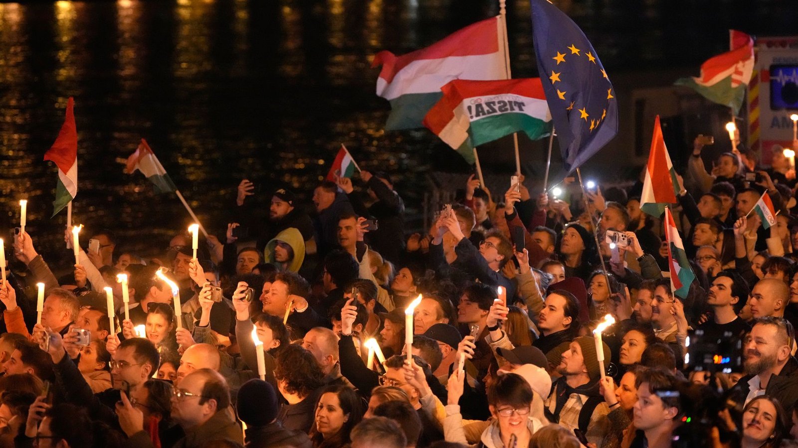 In Brüssel und in den meisten anderen EU-Hauptstädten hofften die Menschen auf einen Wahlsieg des Herausforderers von Regierungschef Viktor Orban.Foto: Darko Bandic/AP/dpa In Brüssel und in den meisten anderen EU-Hauptstädten hofften die Menschen auf einen Wahlsieg des Herausforderers von Regierungschef Viktor Orban.Foto: Darko Bandic/AP/dpa