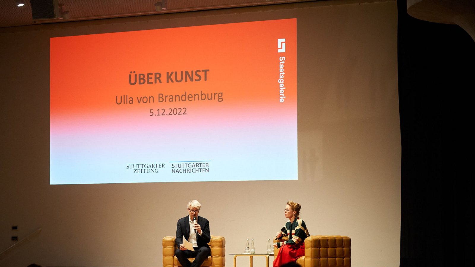 Ulla von Brandenburg war zu Gast bei „Über Kunst“ .. .Foto: Steffen Schmid/Steffen Schmid