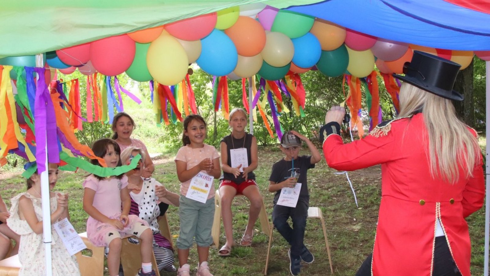 Begeisterung beim Zirkus.