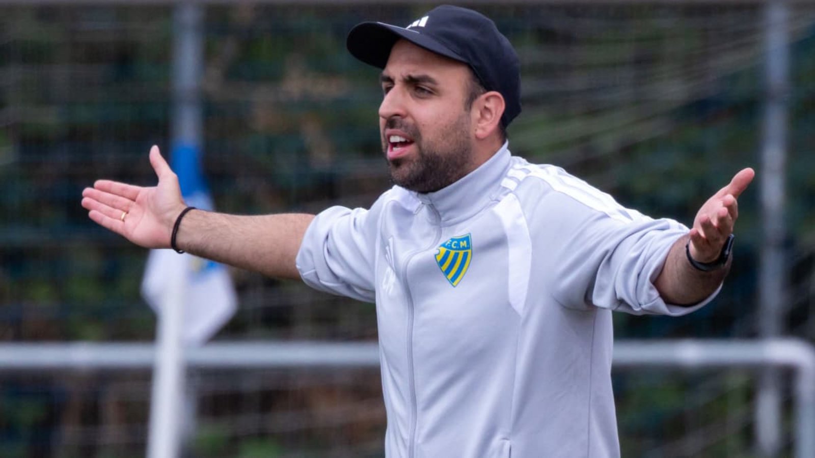 Marbachs Trainer Christos Makrigiannis nimmt die Niederlage auch auf seine Kappe.Andreas Essig Marbachs Trainer Christos Makrigiannis nimmt die Niederlage auch auf seine Kappe.Andreas Essig