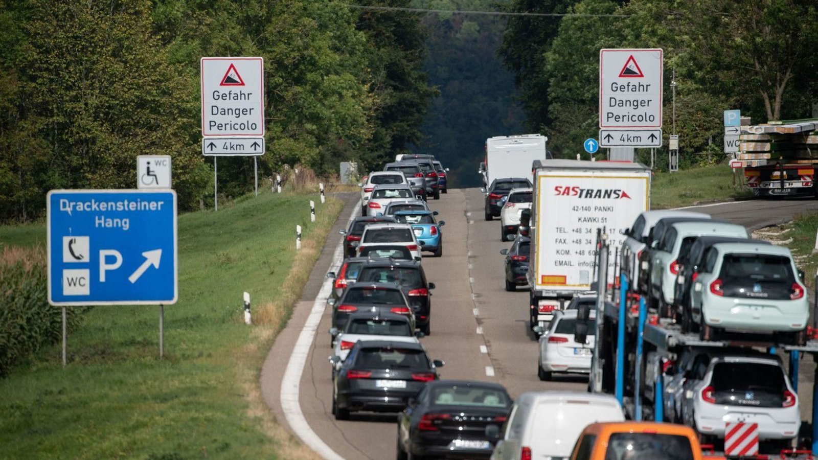 Am Albaufstieg geht am kommenden Wochenende nichts mehr.Foto: dpa/Marijan Murat Am Albaufstieg geht am kommenden Wochenende nichts mehr.Foto: dpa/Marijan Murat